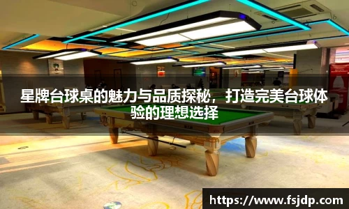 星牌台球桌的魅力与品质探秘，打造完美台球体验的理想选择